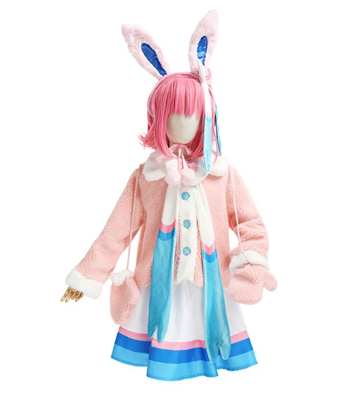 Pokemon Cosplay Sylveon Personificazione Costumi Cosplay Carnevale Halloween
