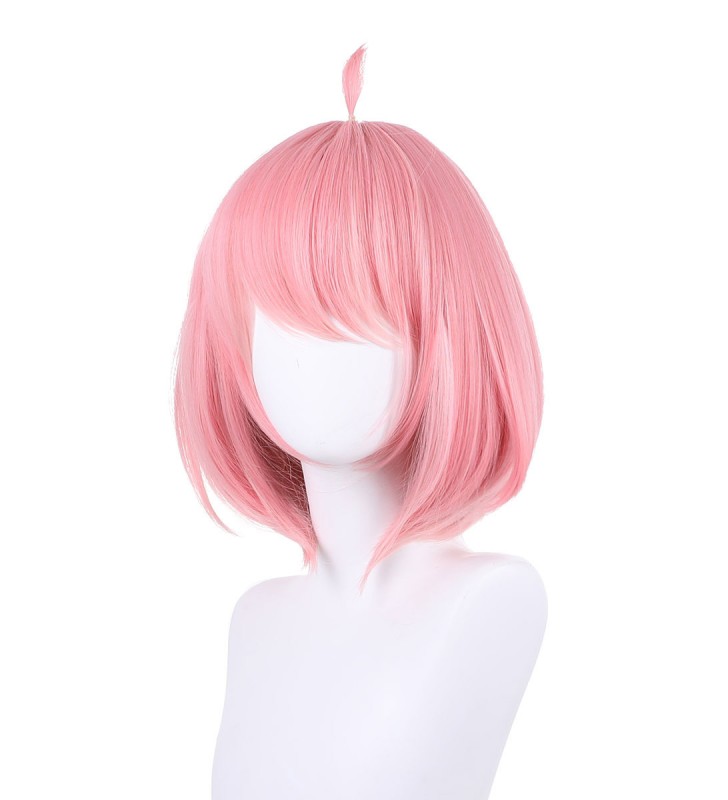 Anime SPY×FAMILY Parrucca cosplay capelli rosa Anya Forger Bob Cut
