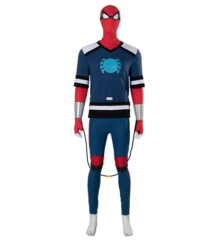 SpiderMan Cosplay SpiderMan Homecoming Tuta intera cosplay senza borse e scarpe Halloween