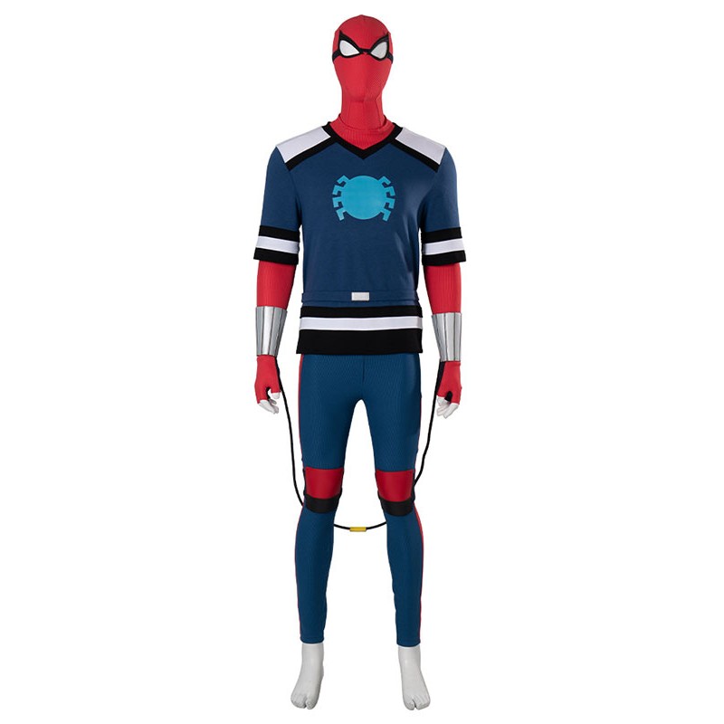 SpiderMan Cosplay SpiderMan Homecoming Tuta intera cosplay senza borse e scarpe Halloween