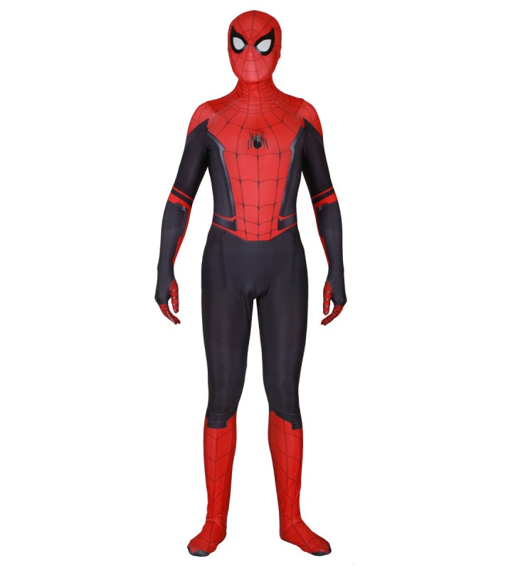 di Spider Man Far From Home in lycra spandex Costumi Cosplay Carnevale Halloween
