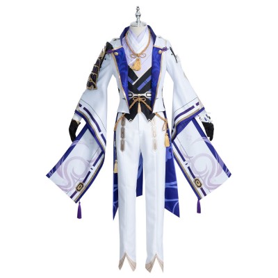 Gioco Genshin Impact Kamisato Ayato Outfit Costume di Carnevale di Costumi Cosplay Halloween