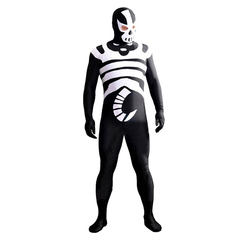 Power Rangers Black Lycra Spandex TV Drama Set Costumi Cosplay Carnevale Halloween