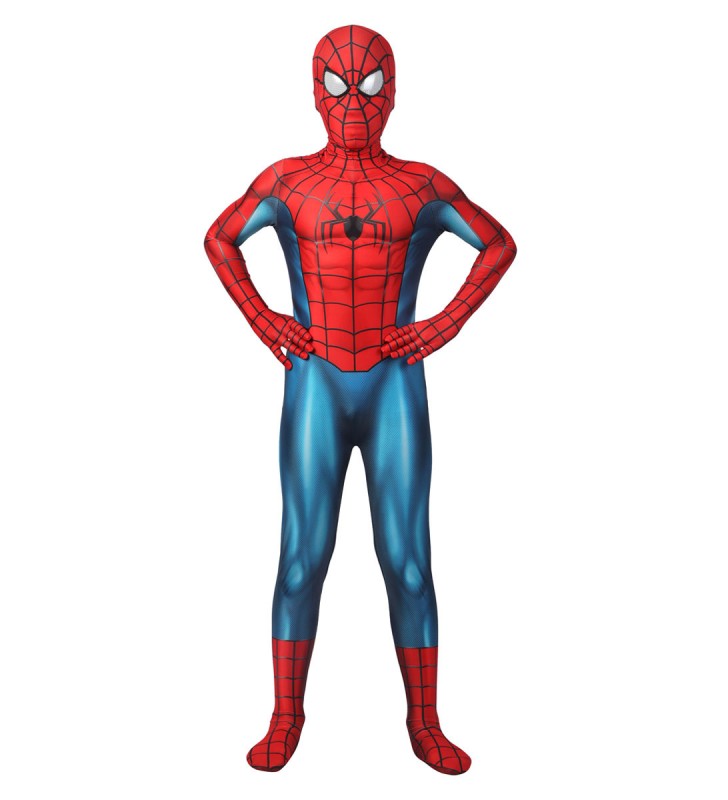 SpiderMan 3 No Way Home Peter Parker Abito classico per bambini Carnevale Halloween