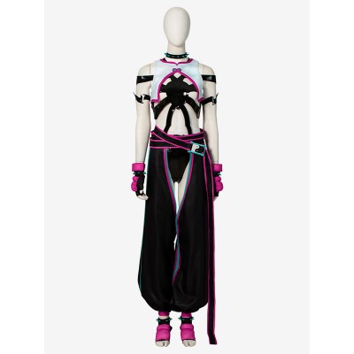 Street Fighter 6 Gioco Cosplay Han Juri Costumi Cosplay