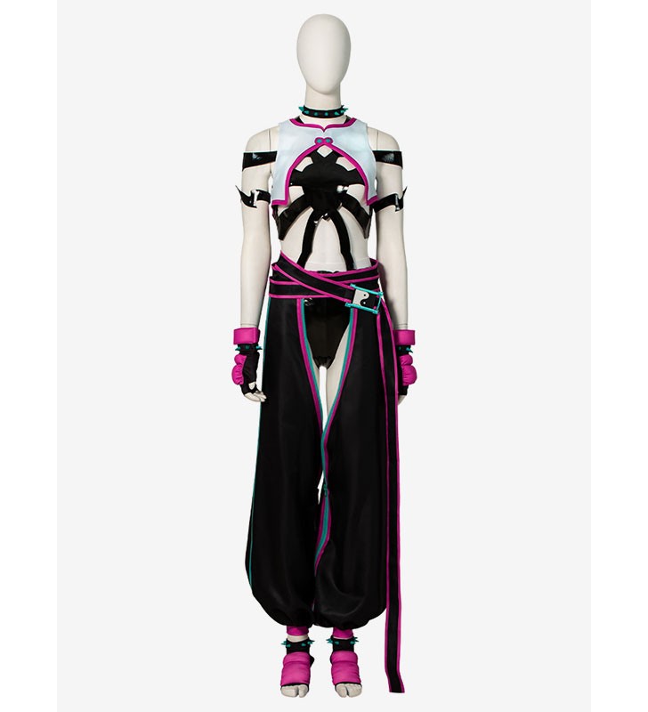 Street Fighter 6 Gioco Cosplay Han Juri Costumi Cosplay