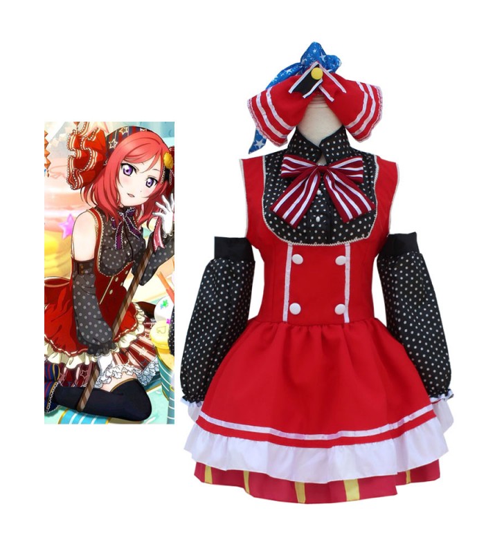 LoveLive Nishikino Maki Candy versione 2023 Costumi Cosplay Carnevale Halloween