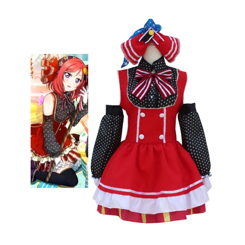 LoveLive Nishikino Maki Candy versione 2023 Costumi Cosplay Carnevale Halloween