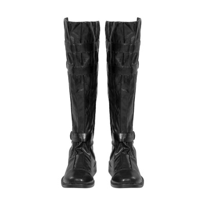 Star Wars Cosplay Scarpe Black Cosplay PU Stivali in pelle PU Halloween