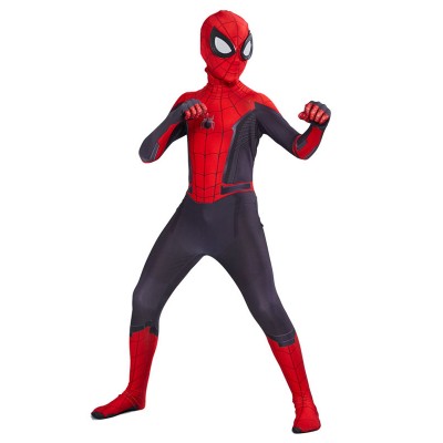 Marvel Comics Spider Man Far From Home Tuta Kid Carnevale Costumi Cosplay Carnevale Halloween