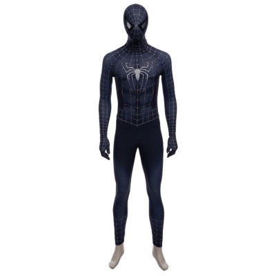 SpiderMan Venom Tuta Nera Marvel Comics Cosplay Costumi Cosplay Carnevale Halloween