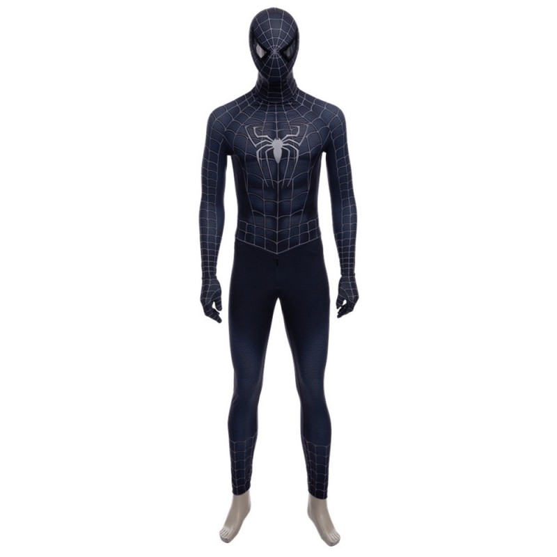 SpiderMan Venom Tuta Nera Marvel Comics Cosplay Costumi Cosplay Carnevale Halloween