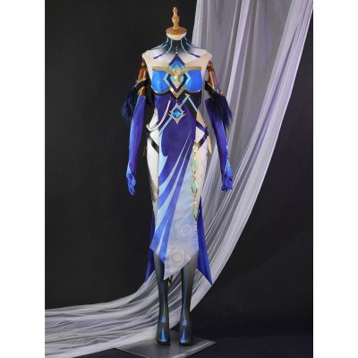 Costumi cosplay di Genshin Impact Hidden Mirror Lady Carnevale Halloween