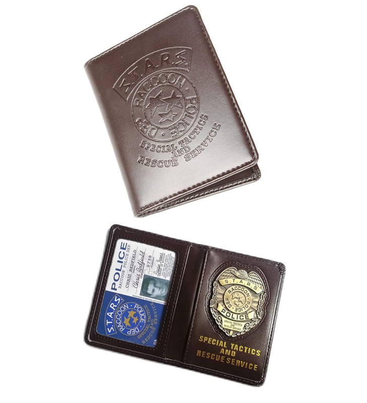 Resident Evil Biohazard Jill Chirs Leon STARS ID Card Wallet Gioco Accessori Cosplay