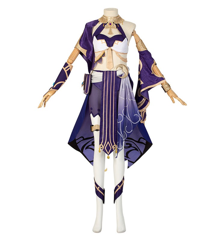 Genshin Impact Candace Costumi Cosplay Carnevale Halloween