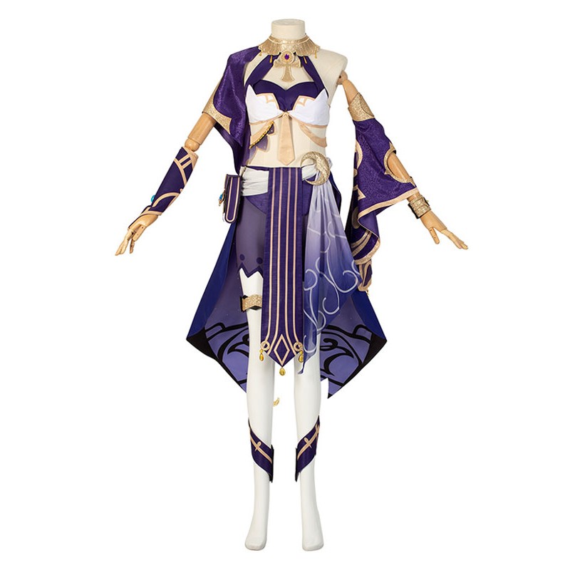 Genshin Impact Candace Costumi Cosplay Carnevale Halloween