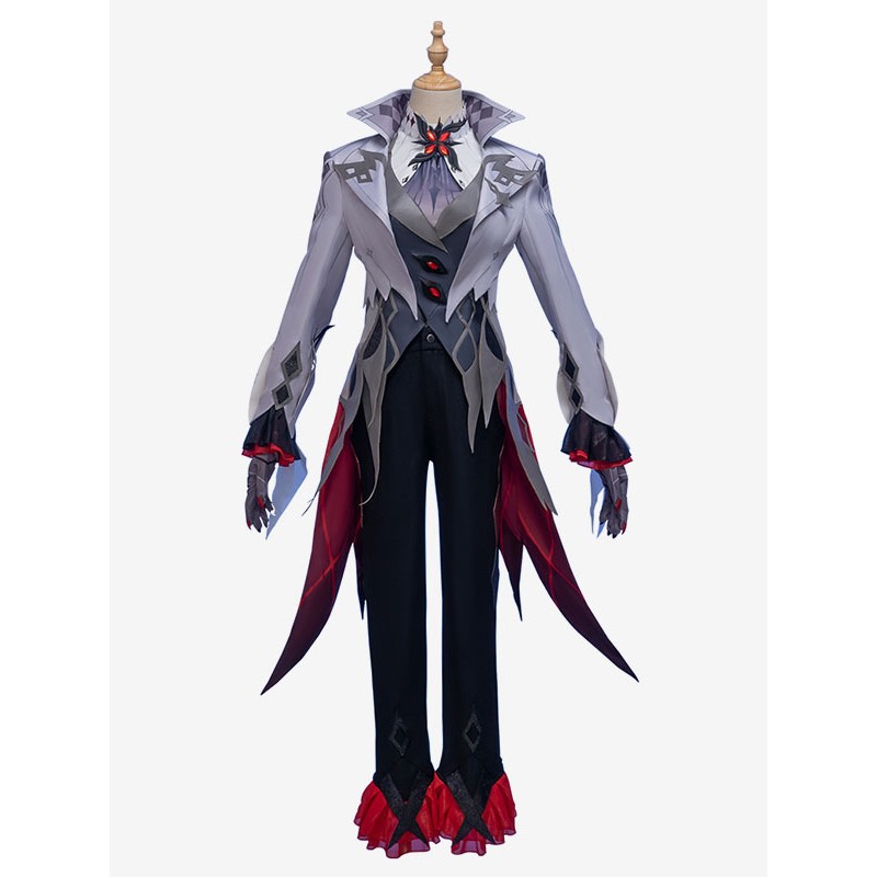 Genshin Impact Arlecchino Costumi Cosplay Halloween