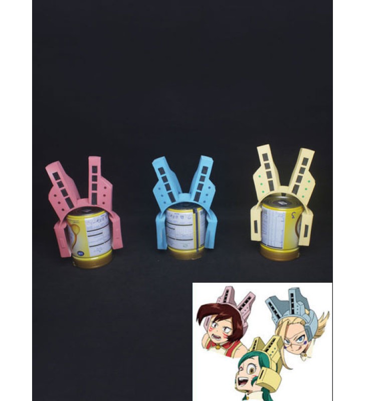 Costume Carnevale My Hero Academia Cosplay Souzaki Shino Casco Gatti a pelo corto Accessori Cosplay Halloween
