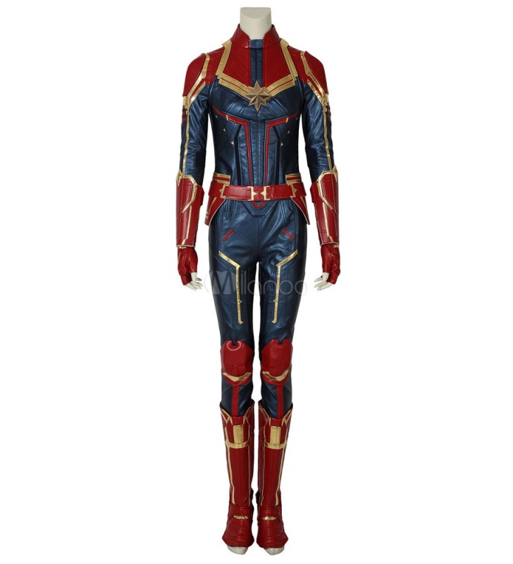 Capitan Marvel 2023 Sig.ra Marvel Carol Danvers di Costumi Cosplay Carnevale Halloween
