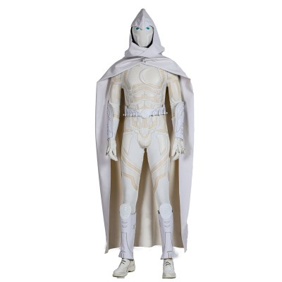TV Drama Marvel Moon Knight 2023 Mantello Cosplay Poliestere Ecopelle Set Deluxe da uomo Halloween