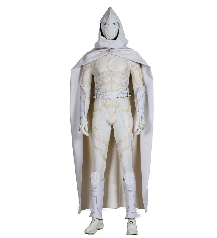 TV Drama Marvel Moon Knight 2023 Mantello Cosplay Poliestere Ecopelle Set Deluxe da uomo Halloween