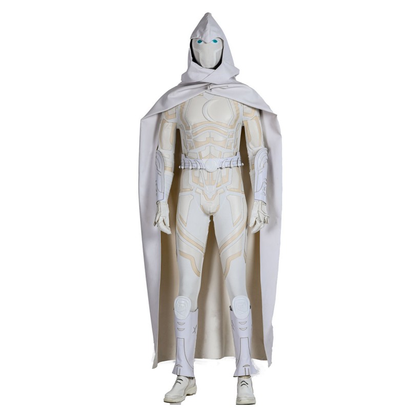 TV Drama Marvel Moon Knight 2023 Mantello Cosplay Poliestere Ecopelle Set Deluxe da uomo Halloween