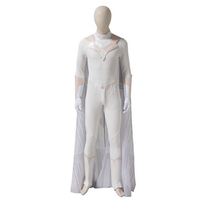 Wandavision White Vision Cosplay Cosytume Poliestere 5 pezzi Set completo