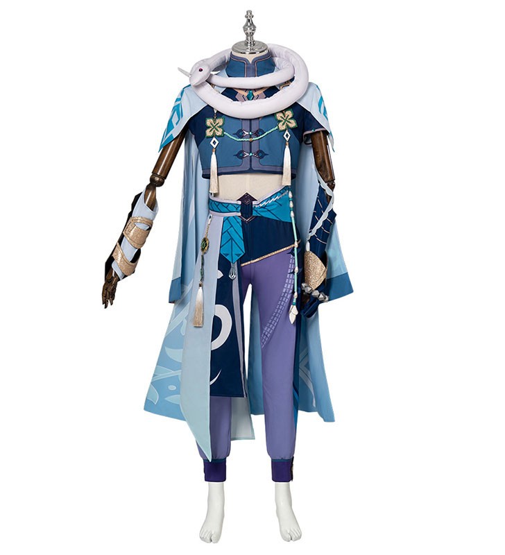 Genshin Impact Baizhu Costumi Cosplay Nuova versione Carnevale Halloween