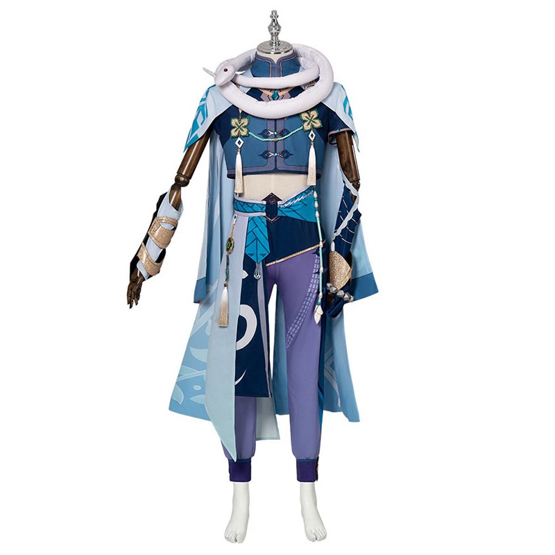 Genshin Impact Baizhu Costumi Cosplay Nuova versione Carnevale Halloween