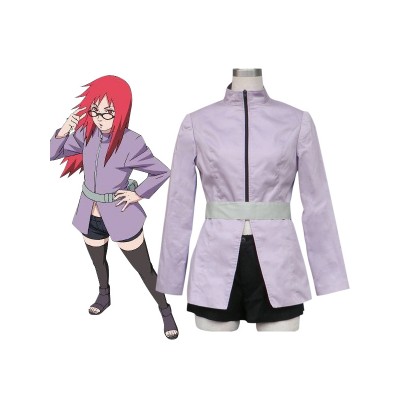 Naruto Karin Anime con cintura e pantaloncini Carnevale Costumi Cosplay Carnevale