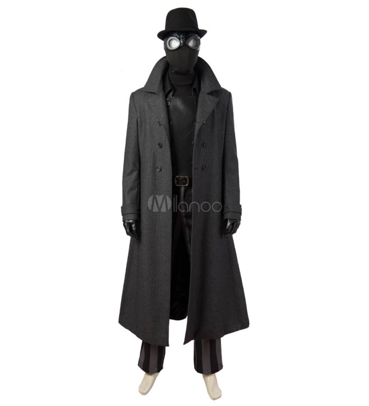 Spider Man Cosplay Black Spider Man: Into The Spider Verso Noir 10 Pz (no scarpe) Costumi Cosplay Carnevale Halloween