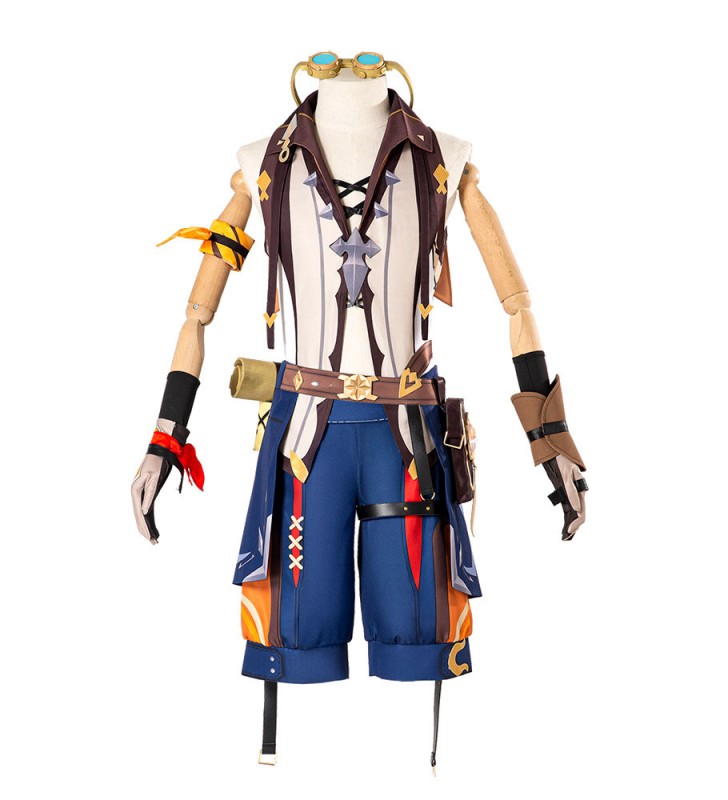 Genshin Impact Bennett Mihoyo Gioco Set completo Costumi Cosplay Halloween