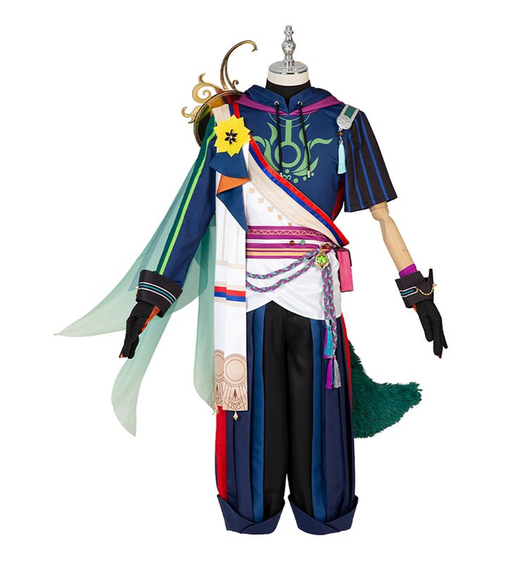 Genshin Impact Tighnari Costumi Cosplay Carnevale Halloween