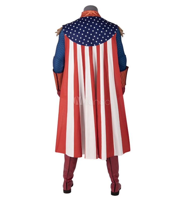 I ragazzi Cosplay Homelander Lycra Spandex Mantello Cosplay Mantello