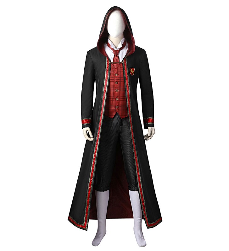 Set televisivo da uomo in cotone e cotone per cosplay Halloween