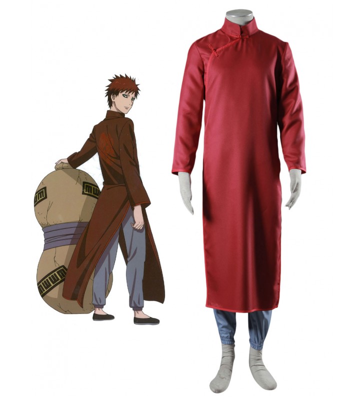 Naruto Sabaku No Gaara cinese stile Cheongsam versione Costumi Cosplay Carnevale Halloween