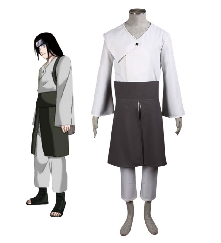 Costume Carnevale Anime Costumi Cosplay 2023 Anime giapponese Cosplay Naruto Hyuga Neji 3 pezzi Carnevale Halloween