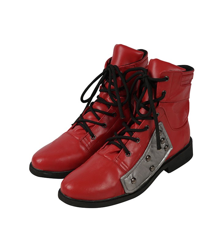 Final Fantasy Cosplay Boots Tifa Lockhart Revit Burgundy Game Cosplay Shoes