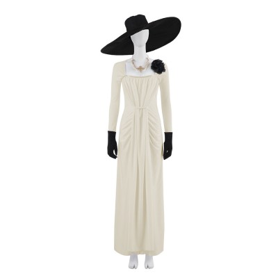 Resident Evil Village Resident Evil 8 Vampire Lady Alcina Dimitrescu Set completo Costumi Cosplay Carnevale