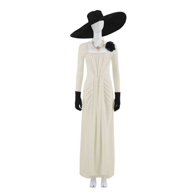 Resident Evil Village Resident Evil 8 Vampire Lady Alcina Dimitrescu Set completo Costumi Cosplay Carnevale