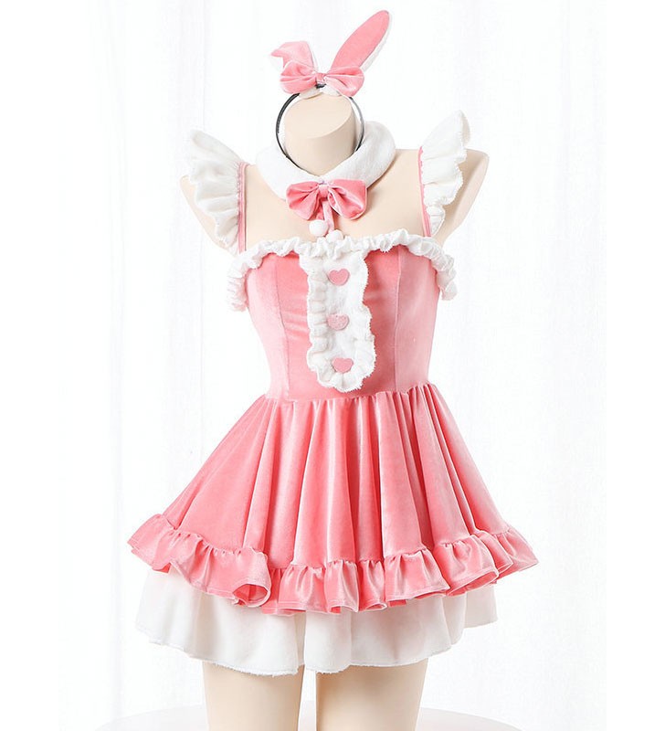 Re Zero Anime Cosplay Natale Rem Bunny Girl Costumi Cosplay Carnevale Halloween