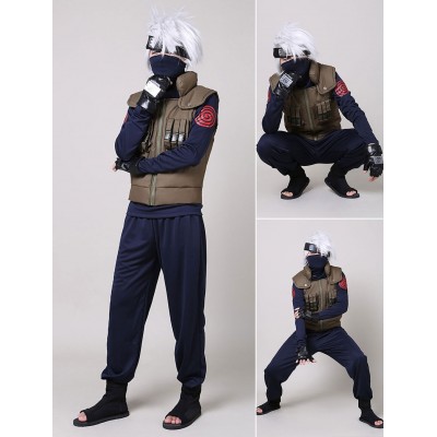 Costume Carnevale 2023 Naruto Hatake Kakashi Costumi Cosplay Carnevale Halloween