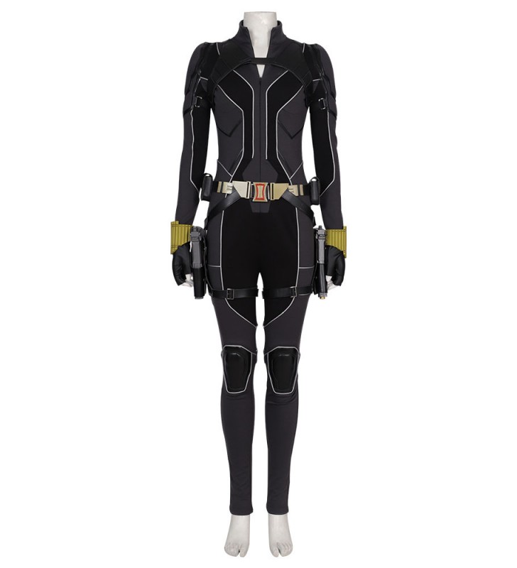 di Black Widow Cosplay Natasha PU Tuta Costumi Cosplay Halloween