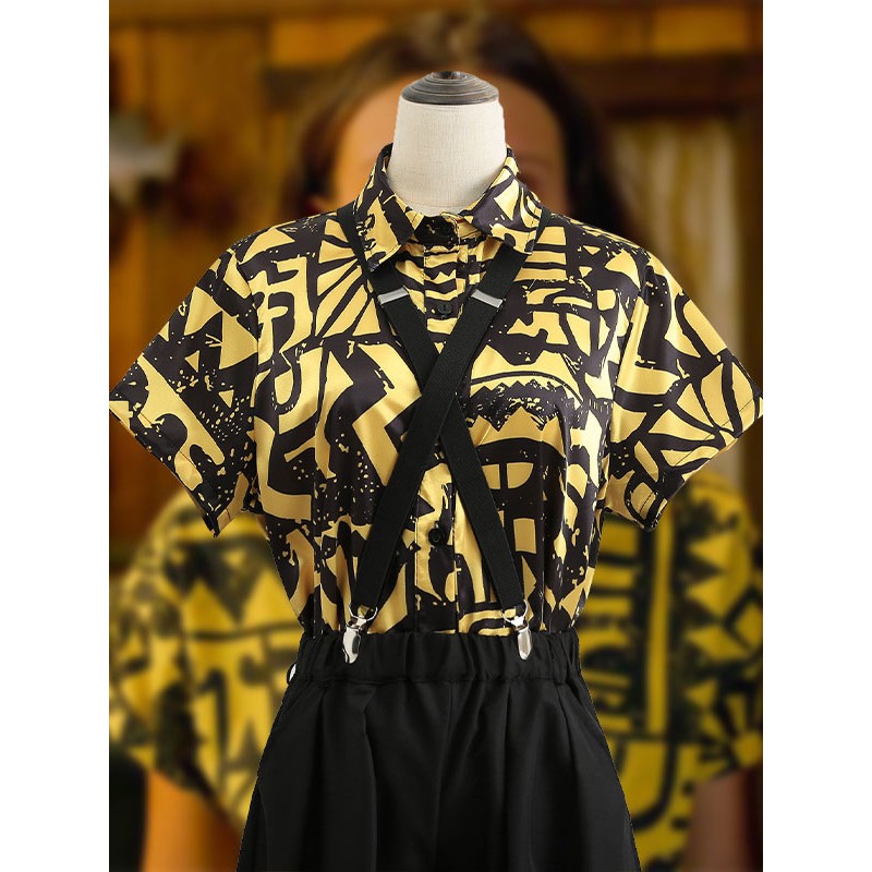 TV Drama Stranger Things Stagione 3 Eleven Stampato Abbigliamento Cosplay da donna a maniche corte Halloween