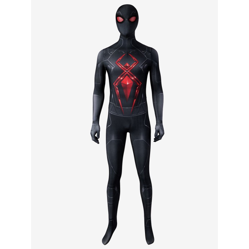 Spider Man Cosplay SpiderMan PS5 Miles Morales Abito scuro