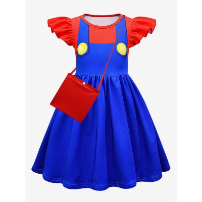 Ispirato da Super Mario Bros Cosplay Kid Cosplay Dress