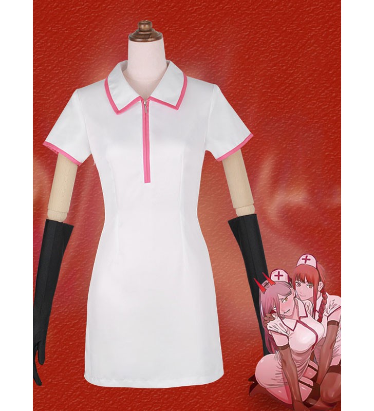 Set completo per da infermiera di Chainsaw Man Costumi Cosplay Halloween
