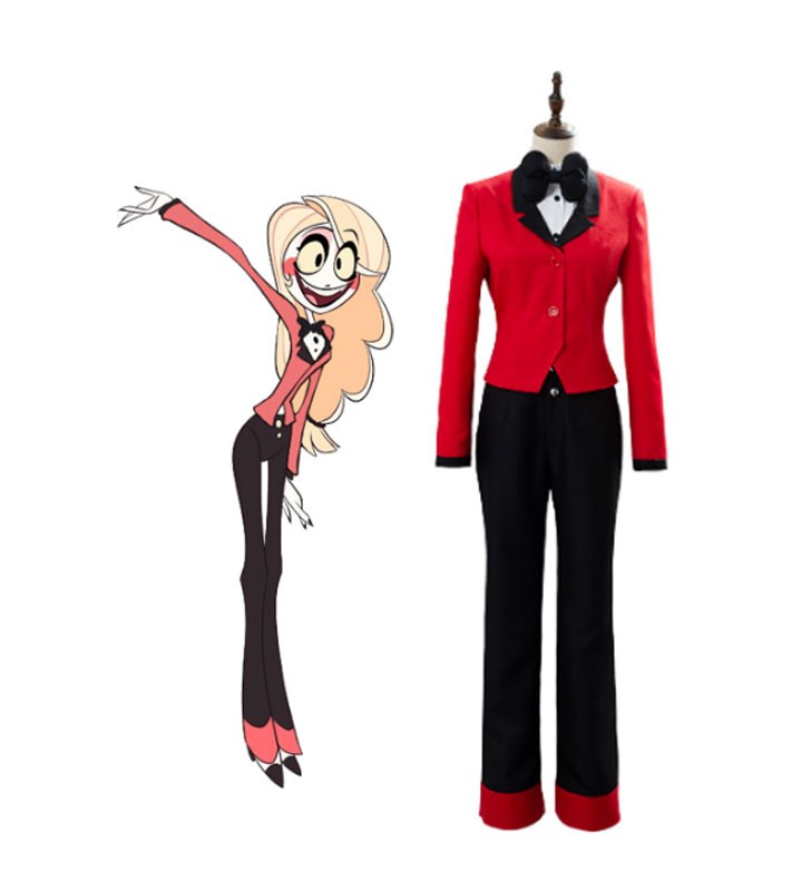 Hazbin Hotel Cosplay Charlie Outfit Costumi Cosplay Carnevale Halloween