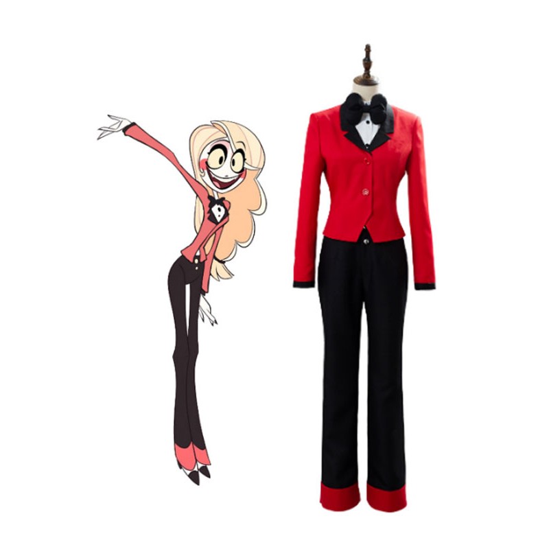 Hazbin Hotel Cosplay Charlie Outfit Costumi Cosplay Carnevale Halloween