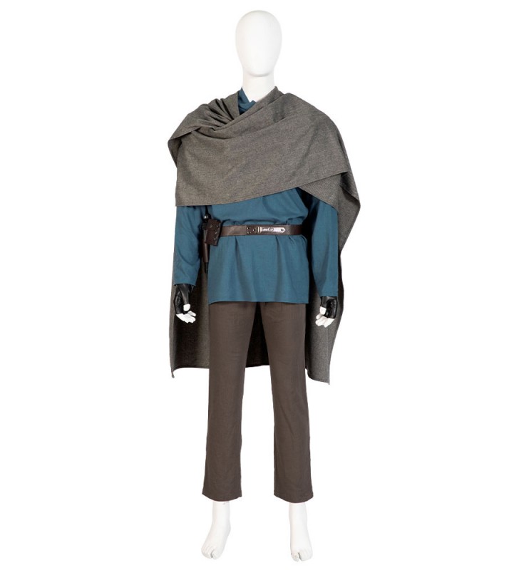 Costumi Cosplay di Star Wars ObiWan Kenobi senza scarpe Halloween